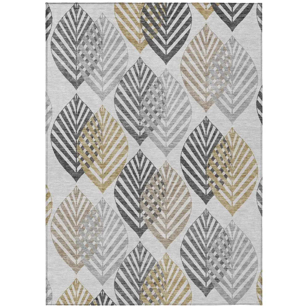 Chantille ACN744 Silver 5' x 7'6