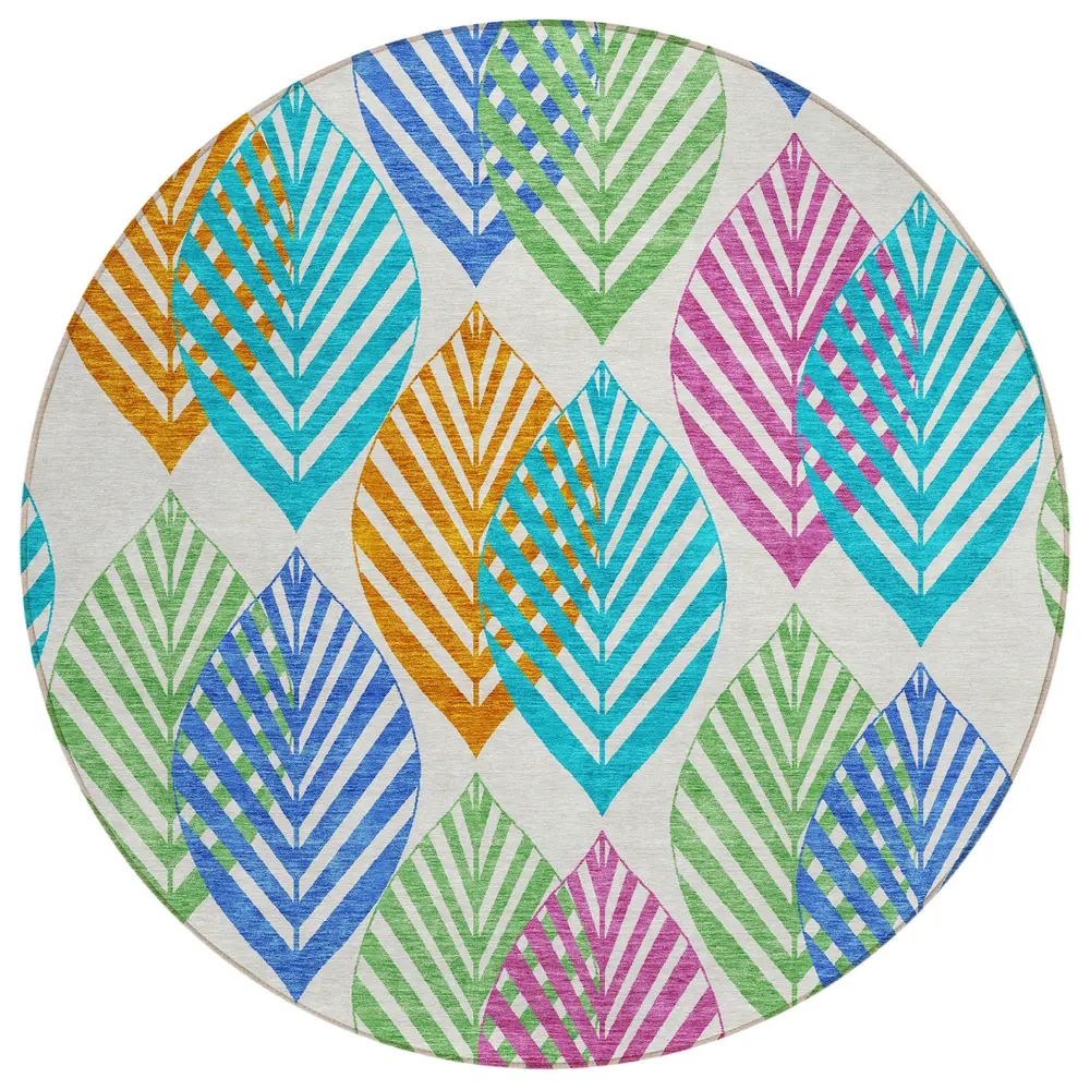 Chantille ACN744 White 8' x 8' Rug