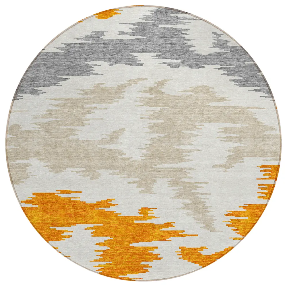 Chantille ACN746 Orange 8' x 8' Rug