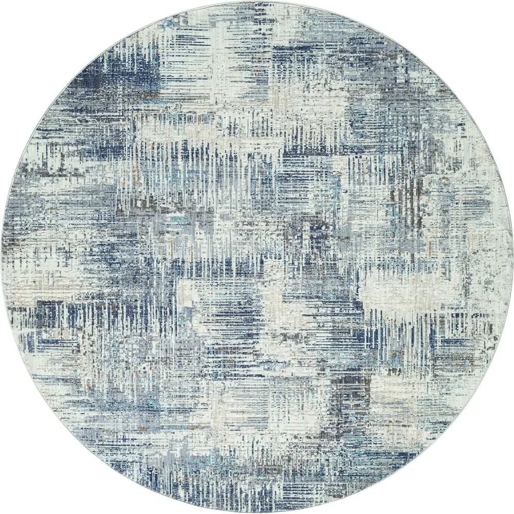 United Weavers Armada Mayflower Blue Round Rug 7'11