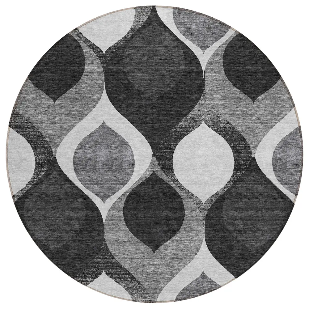 Chantille ACN749 Black 8' x 8' Rug