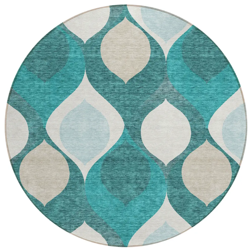 Chantille ACN749 Teal 8' x 8' Rug