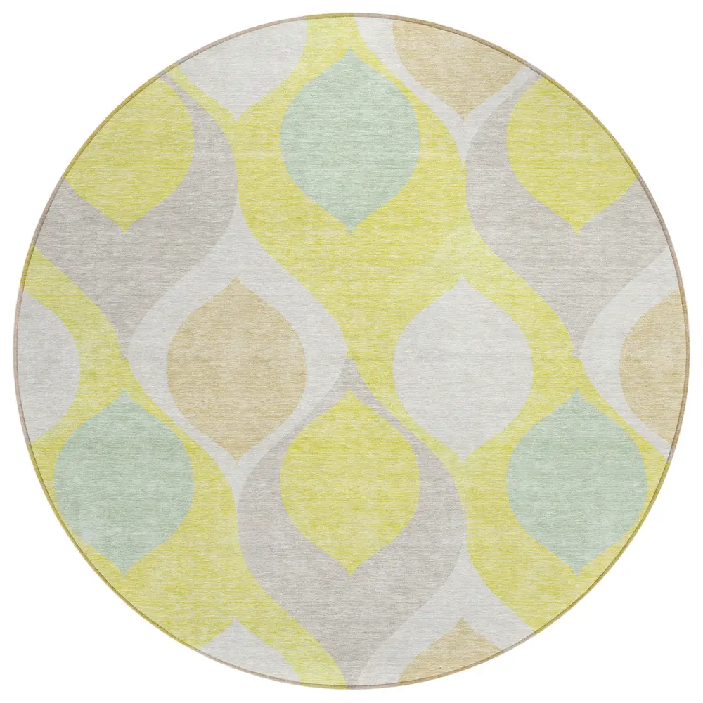 Chantille ACN749 Yellow 8' x 8' Rug