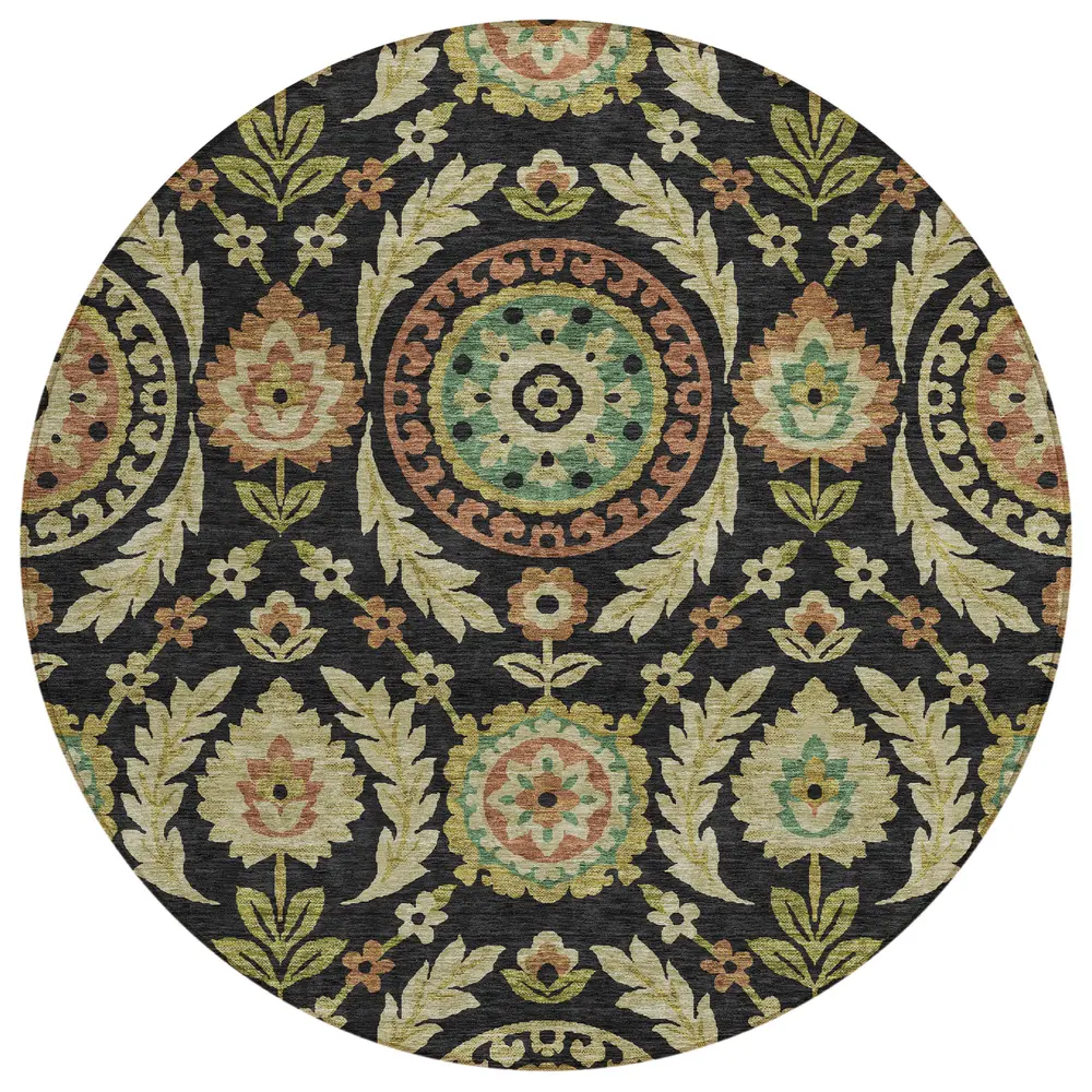 Chantille ACN751 Black 8' x 8' Rug