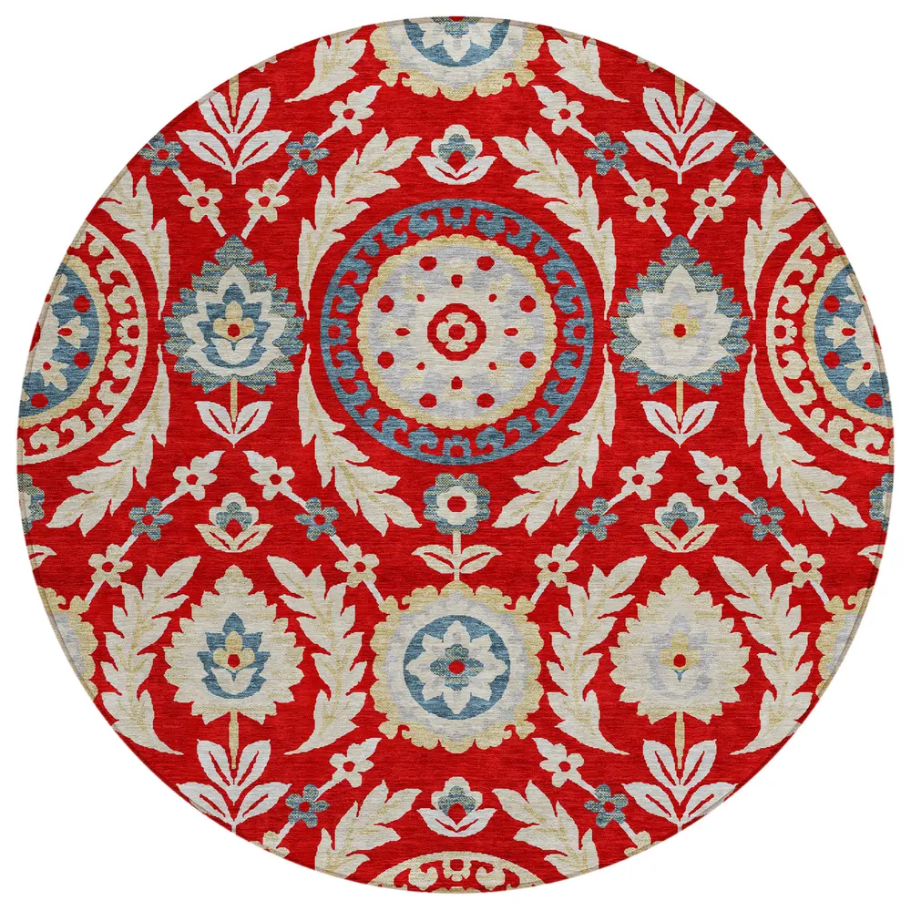 Chantille ACN751 Red 8' x 8' Rug