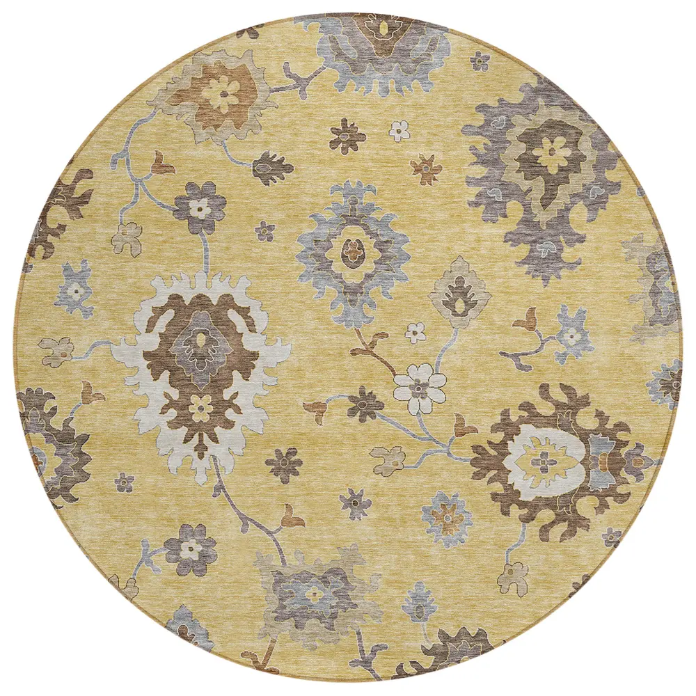 Chantille ACN753 Gold 8' x 8' Rug