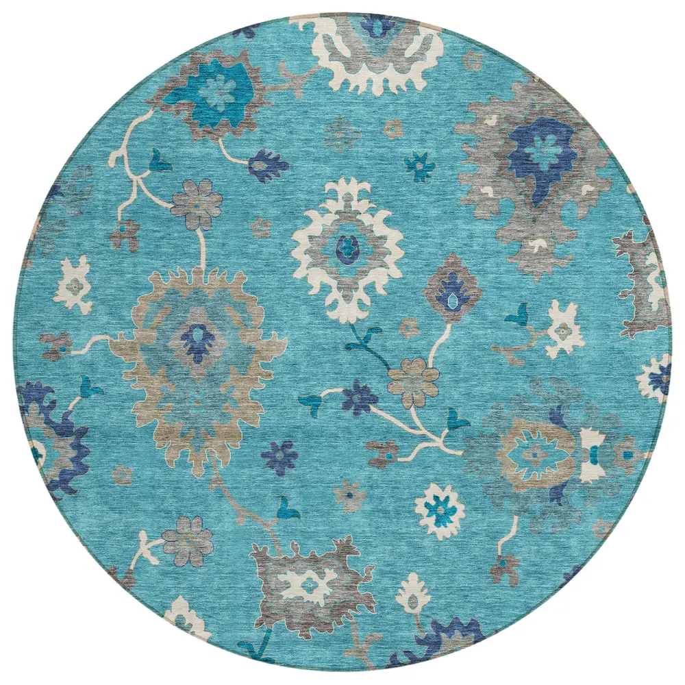 Chantille ACN753 Teal 8' x 8' Rug