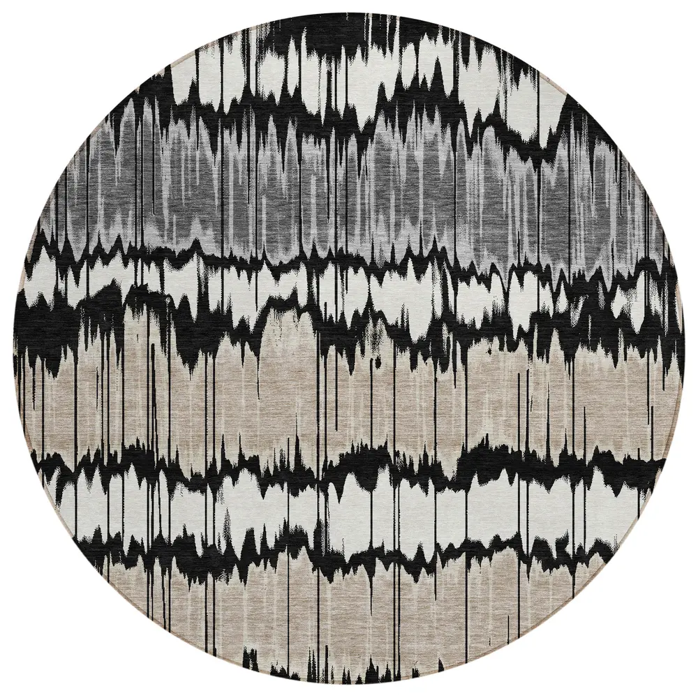 Chantille ACN755 Black 8' x 8' Rug