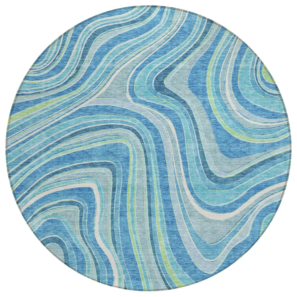 Chantille ACN756 Blue 8' x 8' Rug