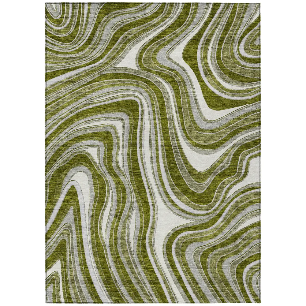 Chantille ACN756 Olive 5' x 7'6