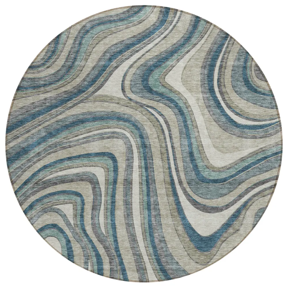 Chantille ACN756 Teal 8' x 8' Rug