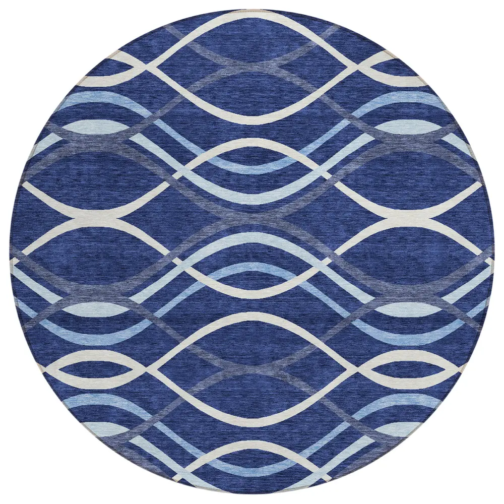 Chantille ACN757 Navy 8' x 8' Rug