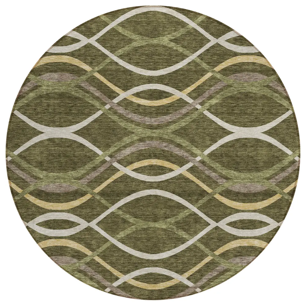 Chantille ACN757 Olive 8' x 8' Rug