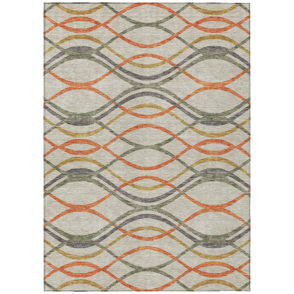 Chantille ACN757 Orange 8' x 10' Rug