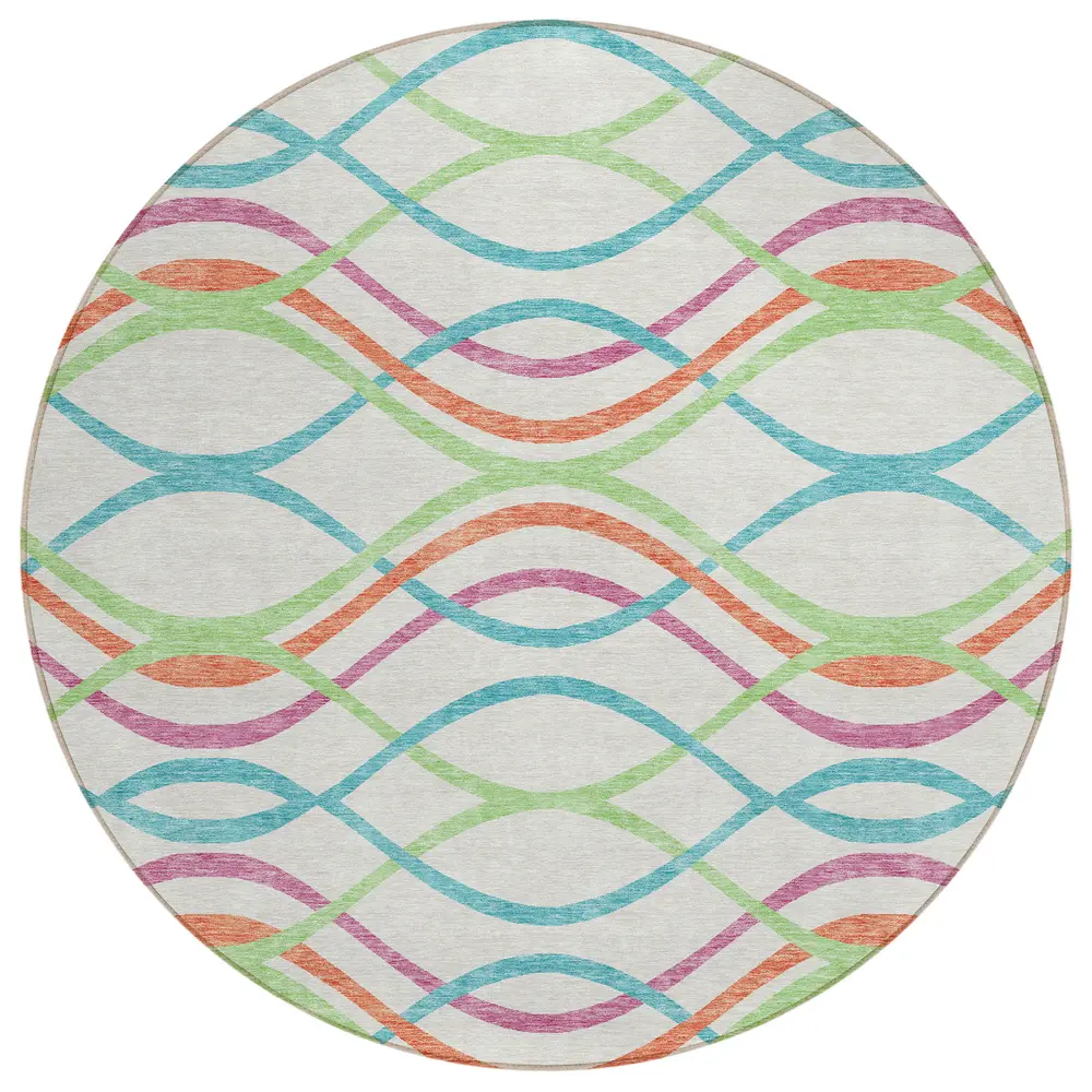 Chantille ACN757 White 8' x 8' Rug