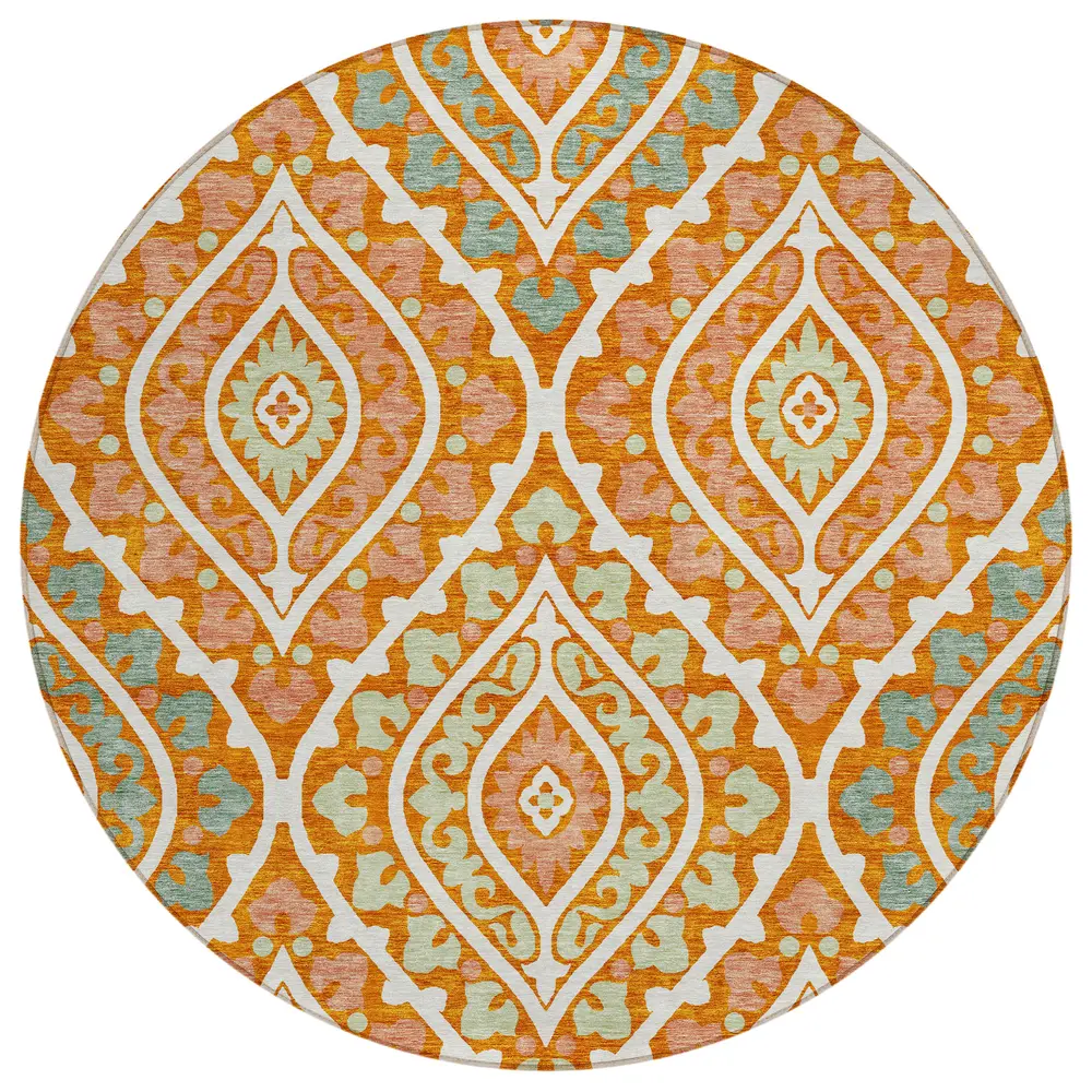 Chantille ACN761 Orange 8' x 8' Rug