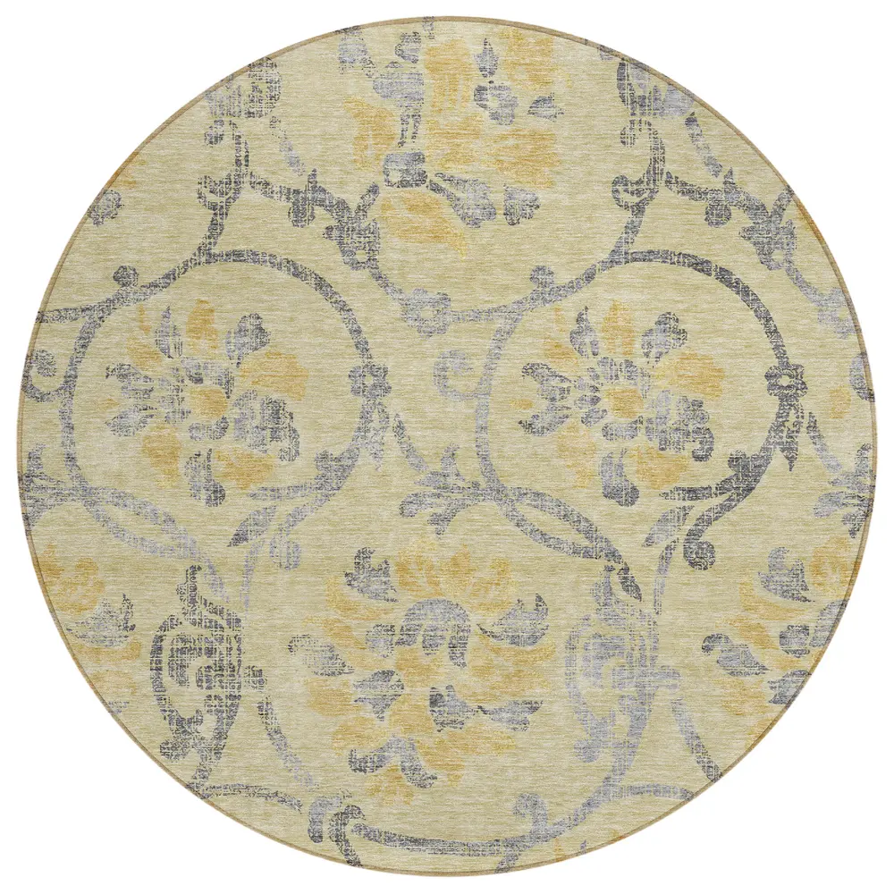 Chantille ACN762 Gold 8' x 8' Rug