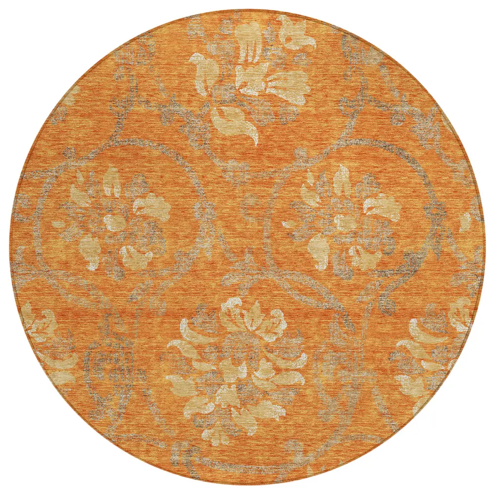 Chantille ACN762 Orange 8' x 8' Rug
