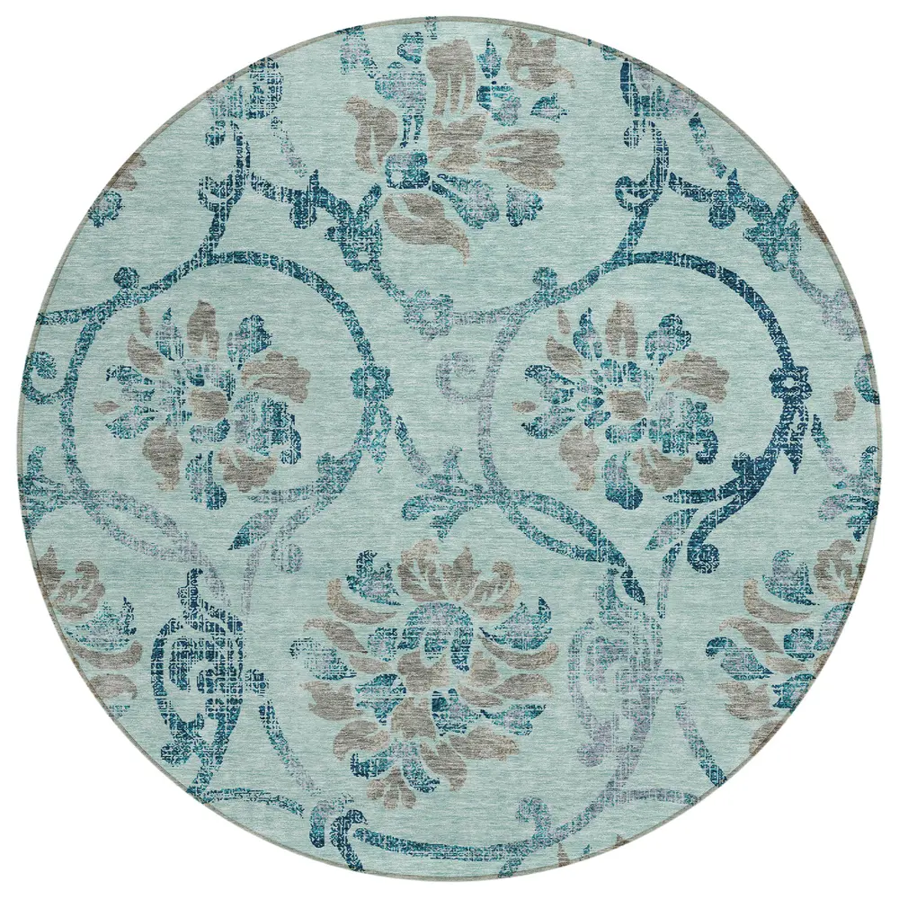 Chantille ACN762 Teal 8' x 8' Rug