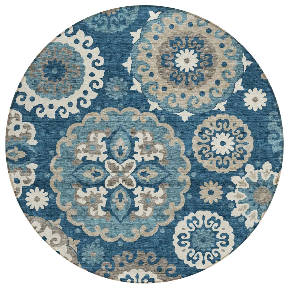 Chantille ACN763 Blue 8' x 8' Rug