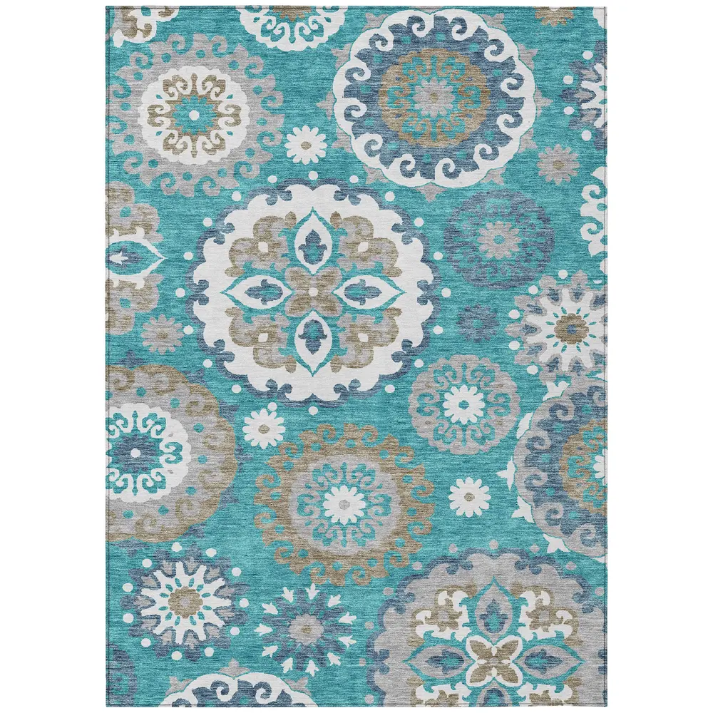 Chantille ACN763 Teal 3' x 5' Rug