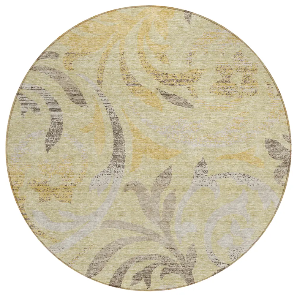 Chantille ACN764 Gold 8' x 8' Rug