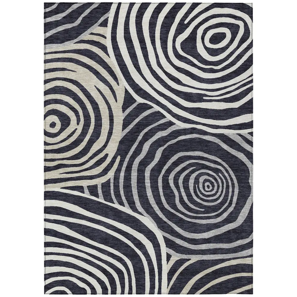 Chantille ACN765 Black 3' x 5' Rug