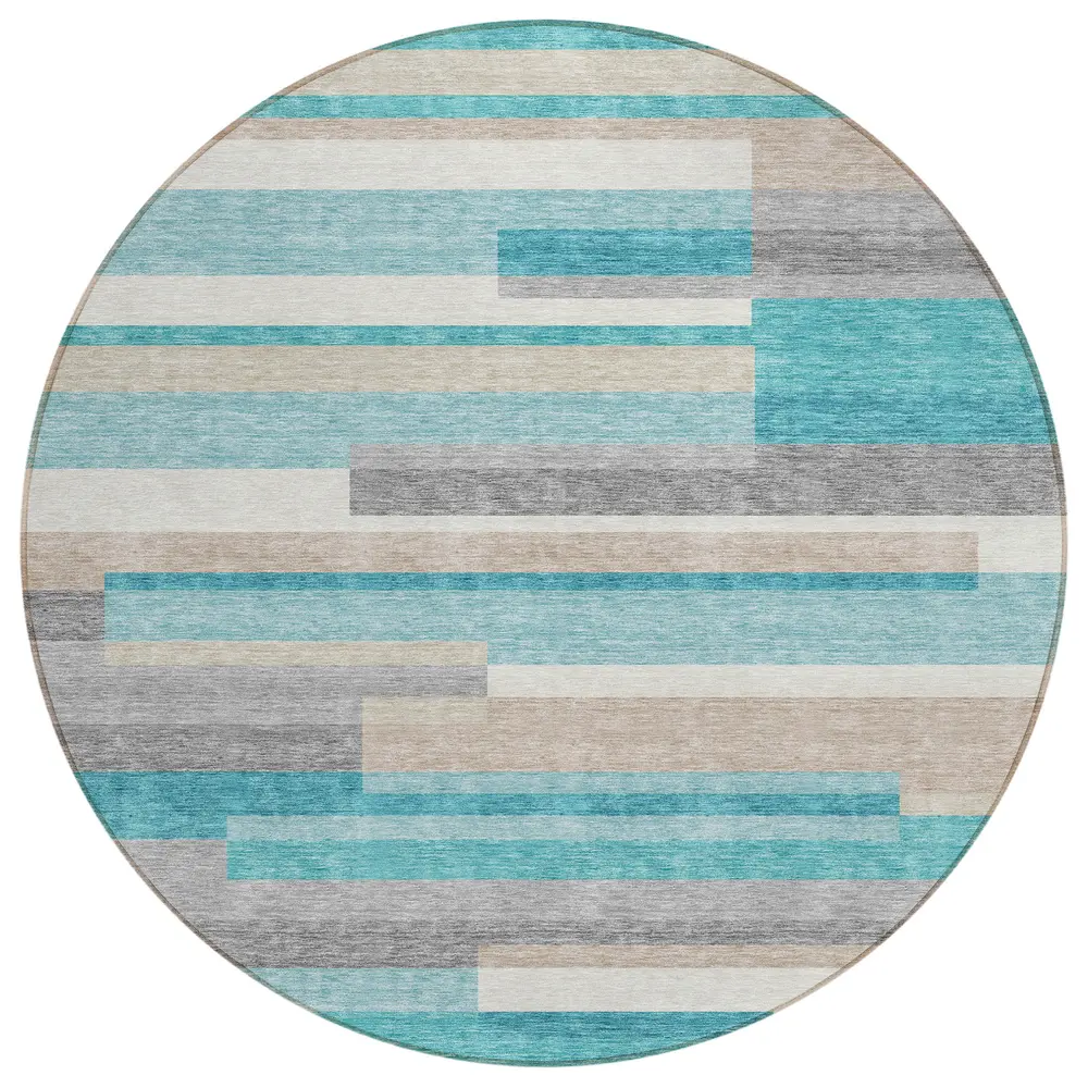 Chantille ACN766 Teal 8' x 8' Rug
