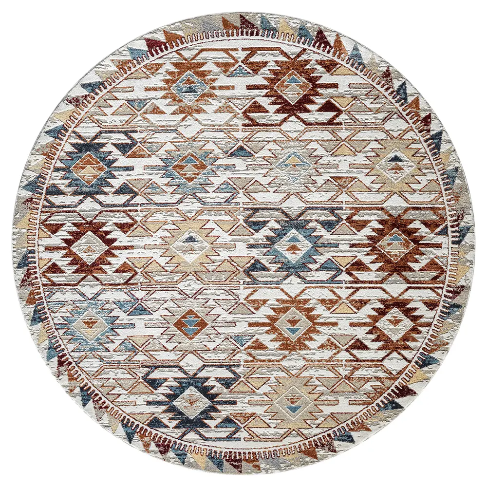 United Weavers Stratton Woodlands Multi Round Rug 7'11