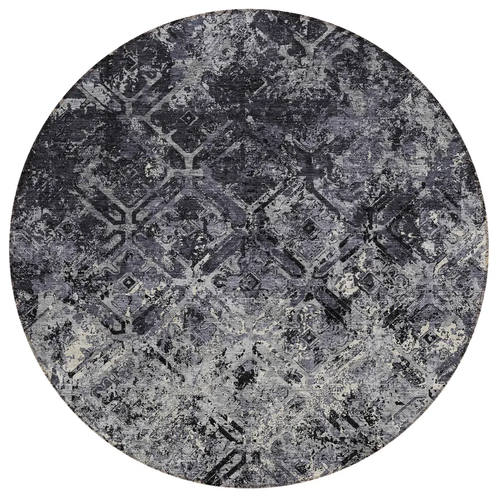 Chantille ACN768 Black 8' x 8' Rug