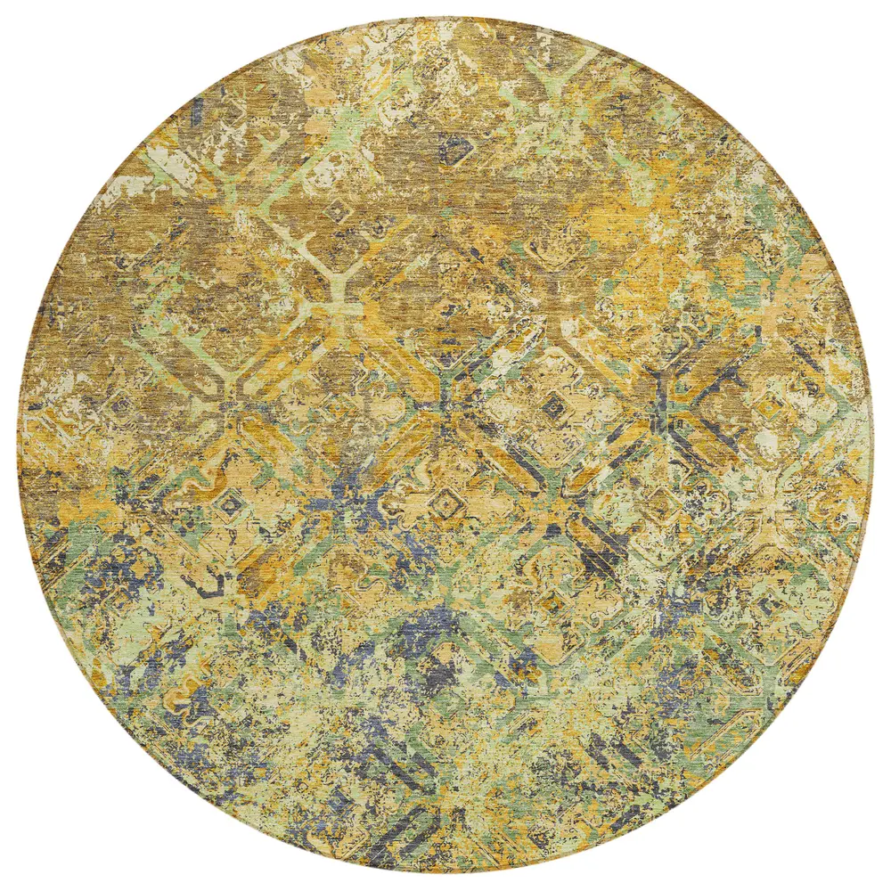 Chantille ACN768 Gold 8' x 8' Rug