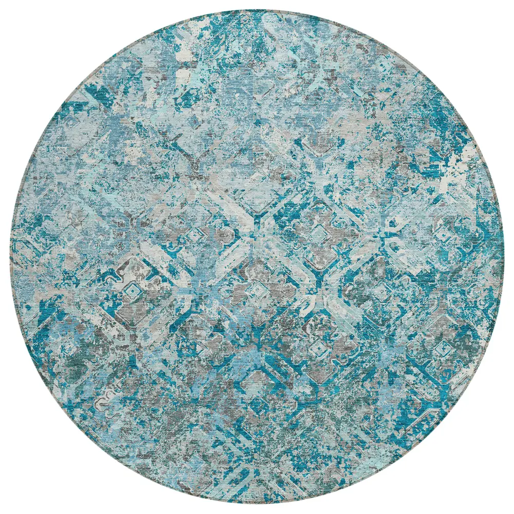 Chantille ACN768 Teal 8' x 8' Rug