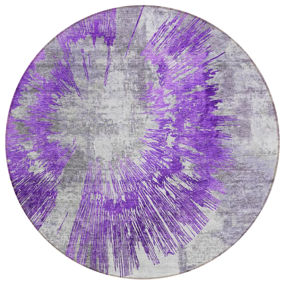 Chantille ACN773 Purple 8' x 8' Rug