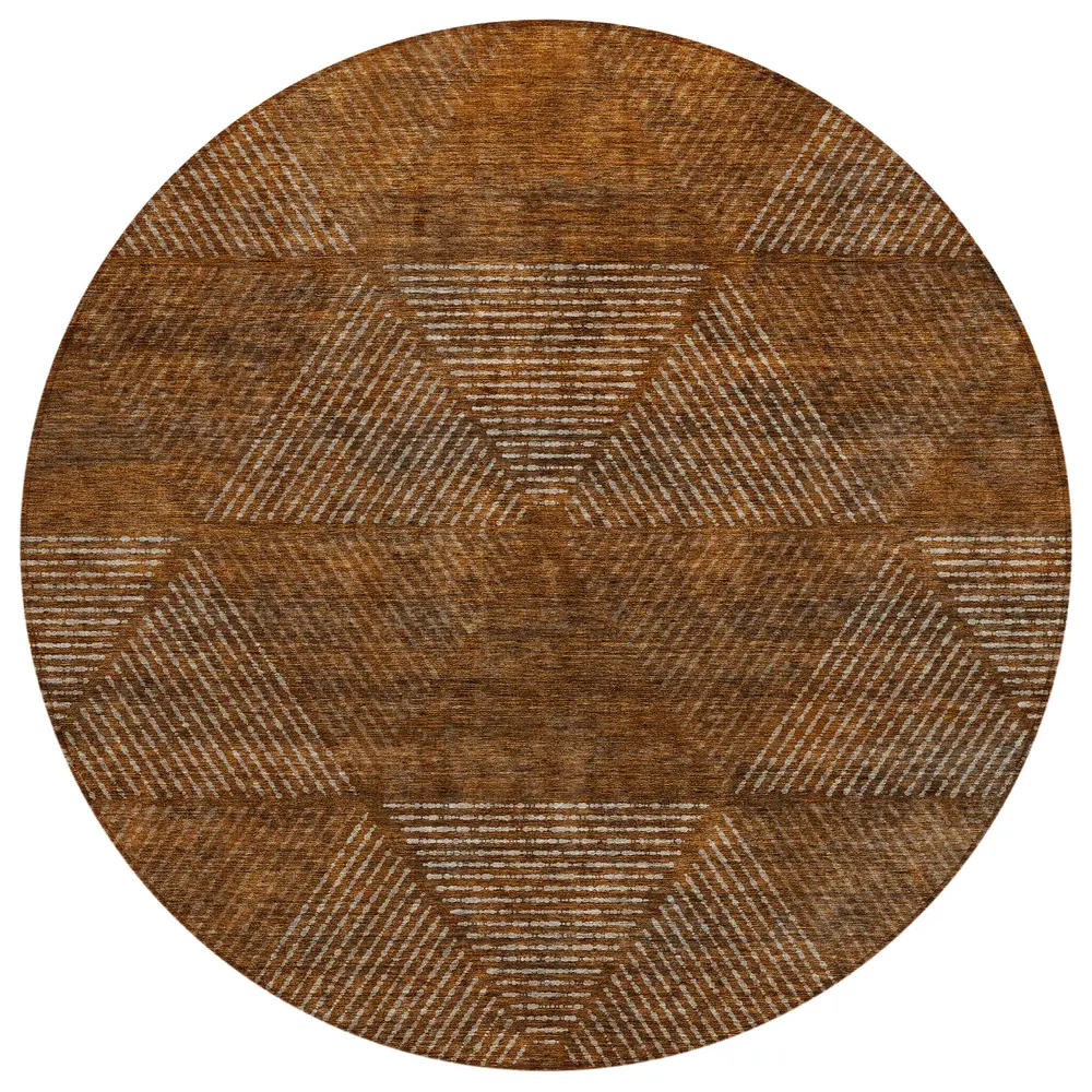 Chantille ACN777 Terracotta 8' x 8' Rug