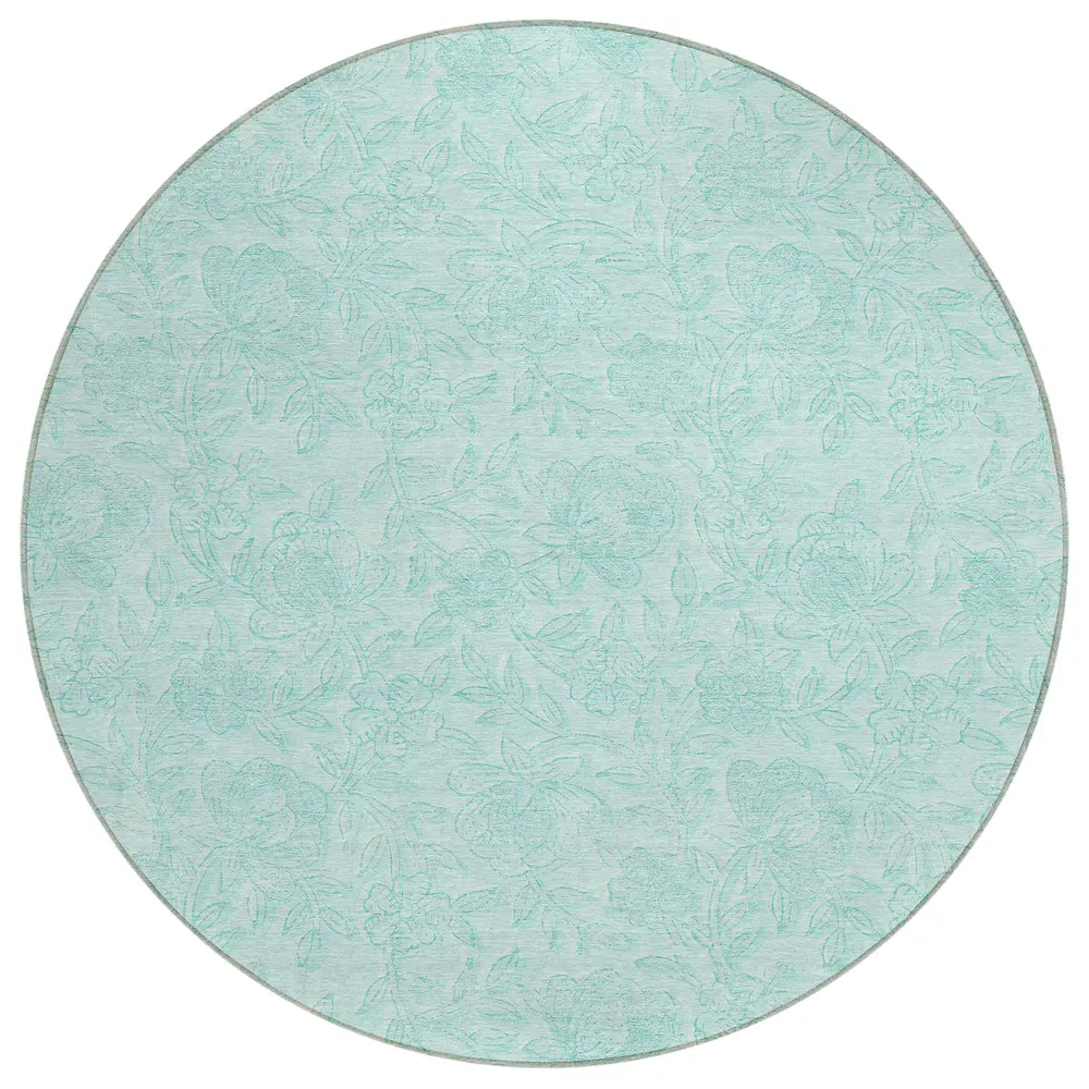 Chantille ACN782 Teal 8' x 8' Rug