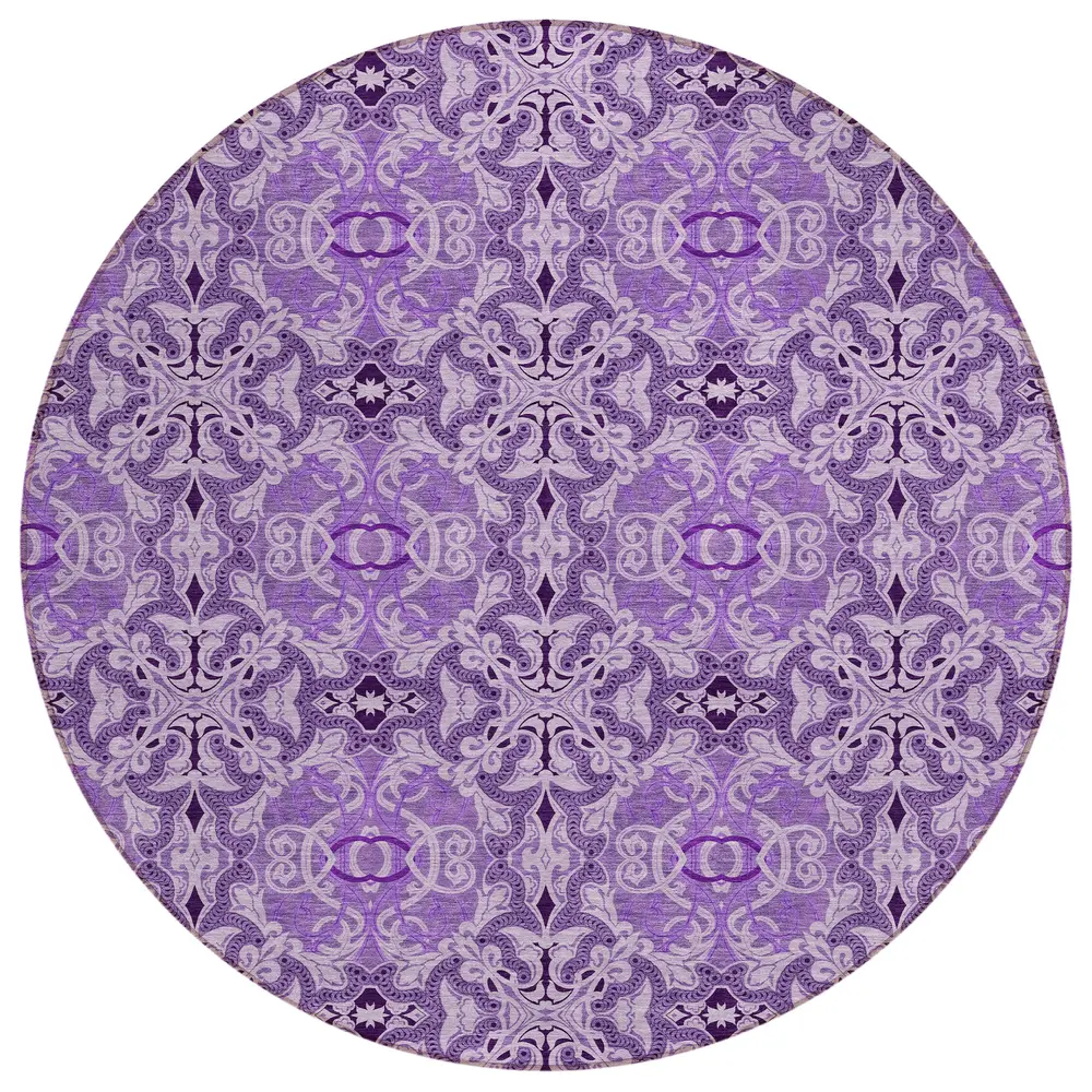 Chantille ACN783 Purple 8' x 8' Rug
