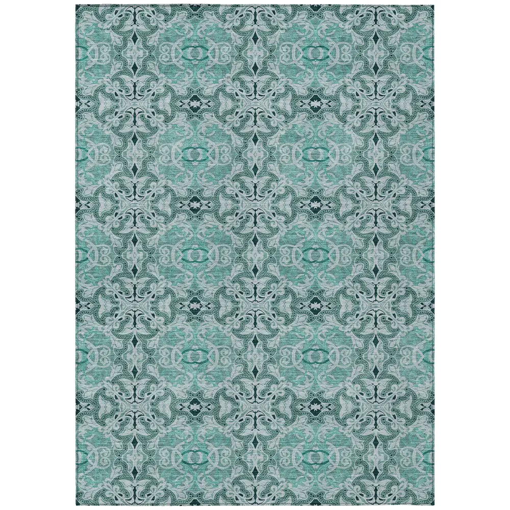 Chantille ACN783 Teal 5' x 7'6