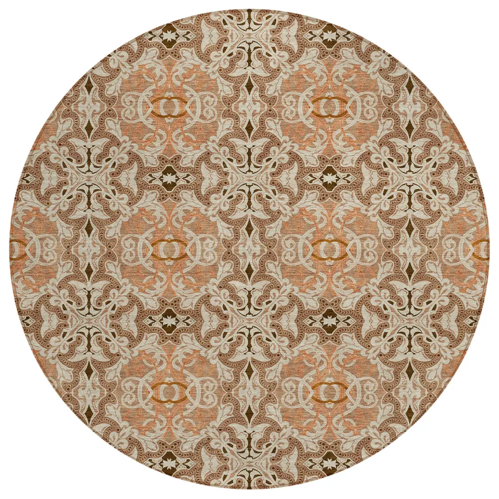 Chantille ACN783 Terracotta 8' x 8' Rug