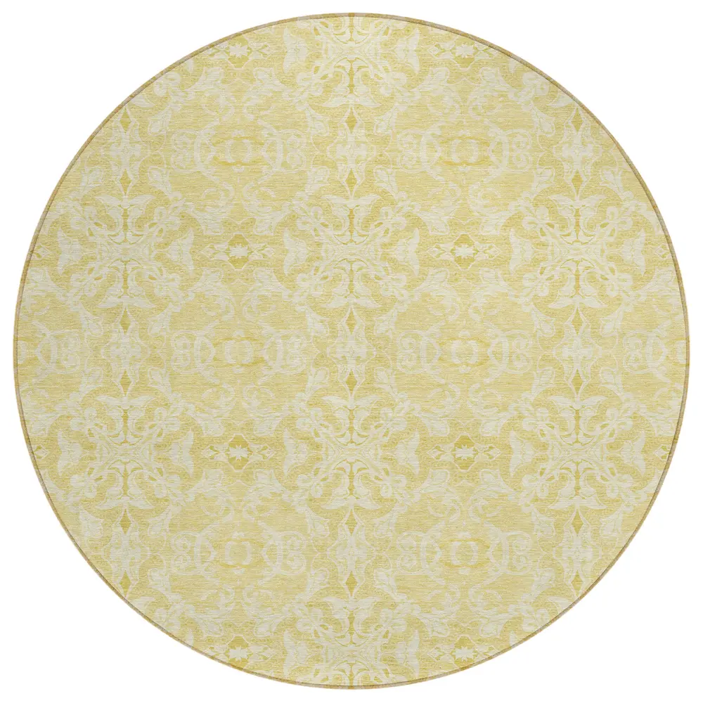 Chantille ACN784 Gold 8' x 8' Rug