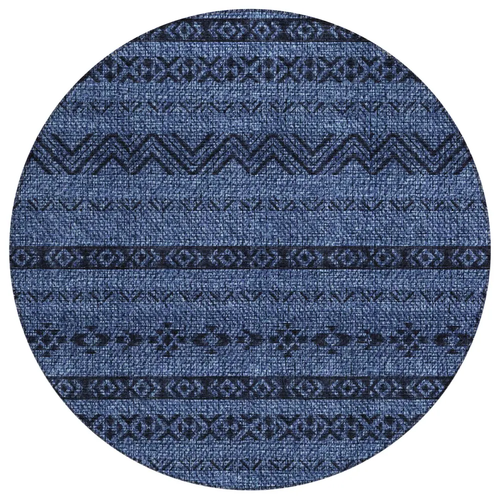 Chantille ACN803 Navy 8' x 8' Rug