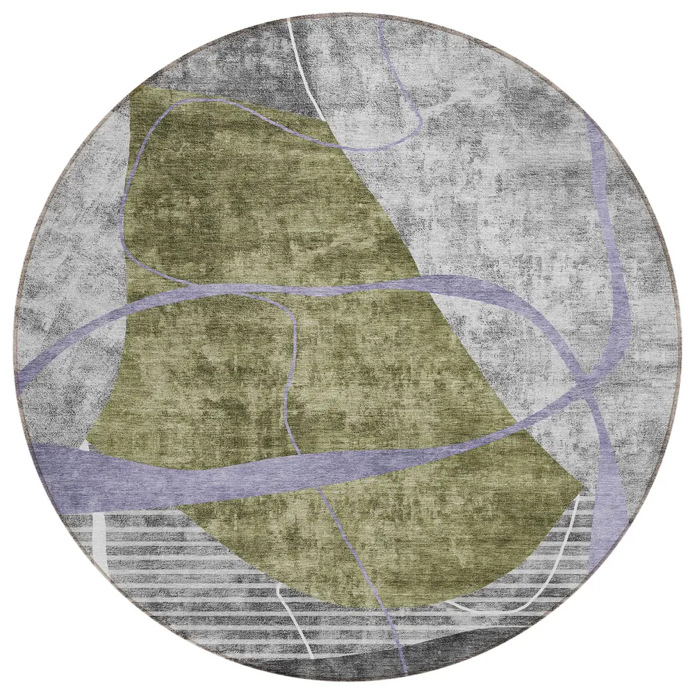 Chantille ACN804 Olive 8' x 8' Rug