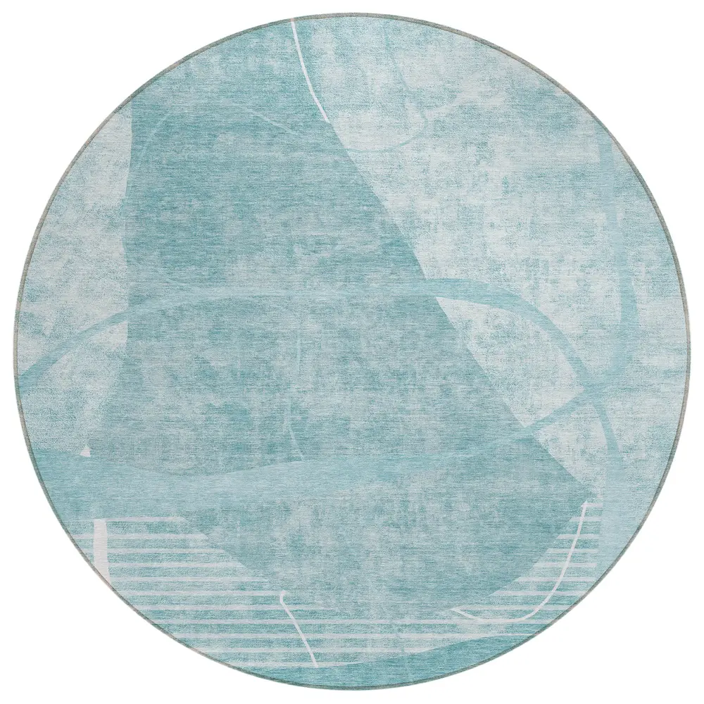 Chantille ACN805 Turquoise 8' x 8' Rug