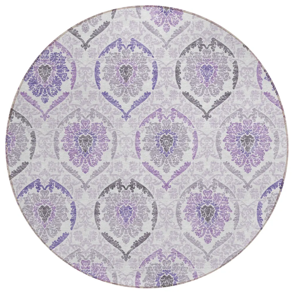 Chantille ACN808 Purple 8' x 8' Rug