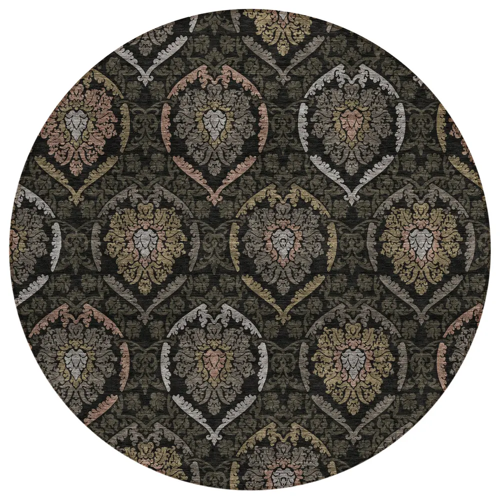 Chantille ACN809 Black 8' x 8' Rug