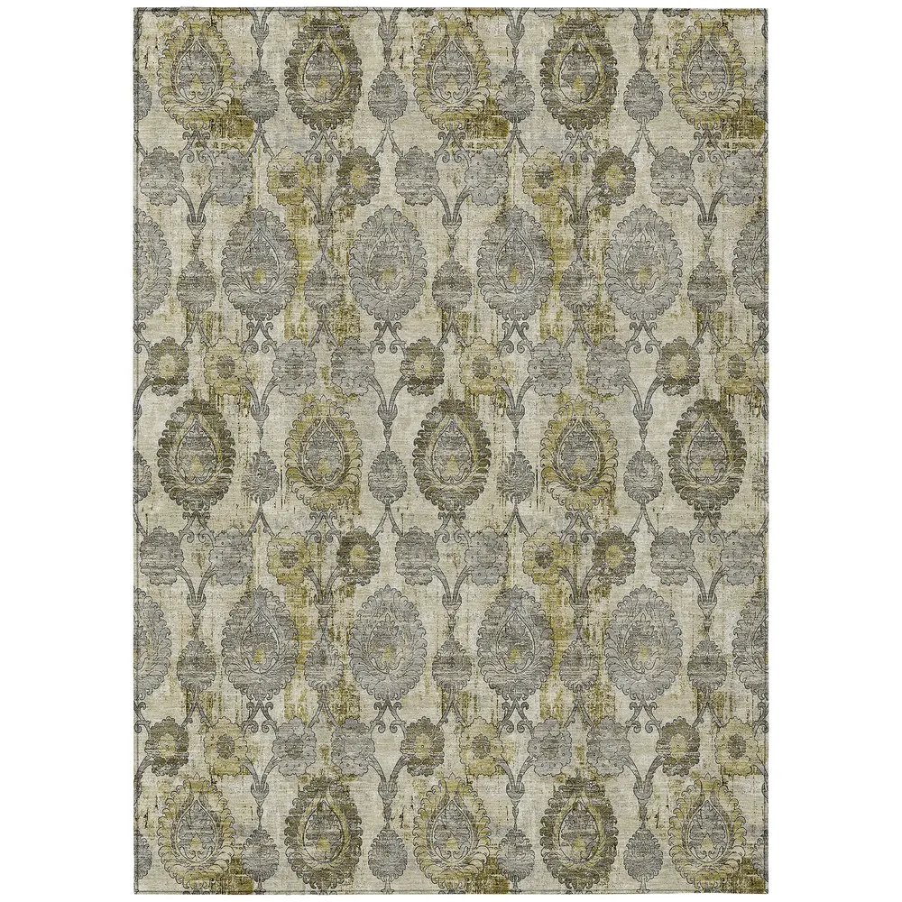 Chantille ACN821 Khaki 5' x 7'6