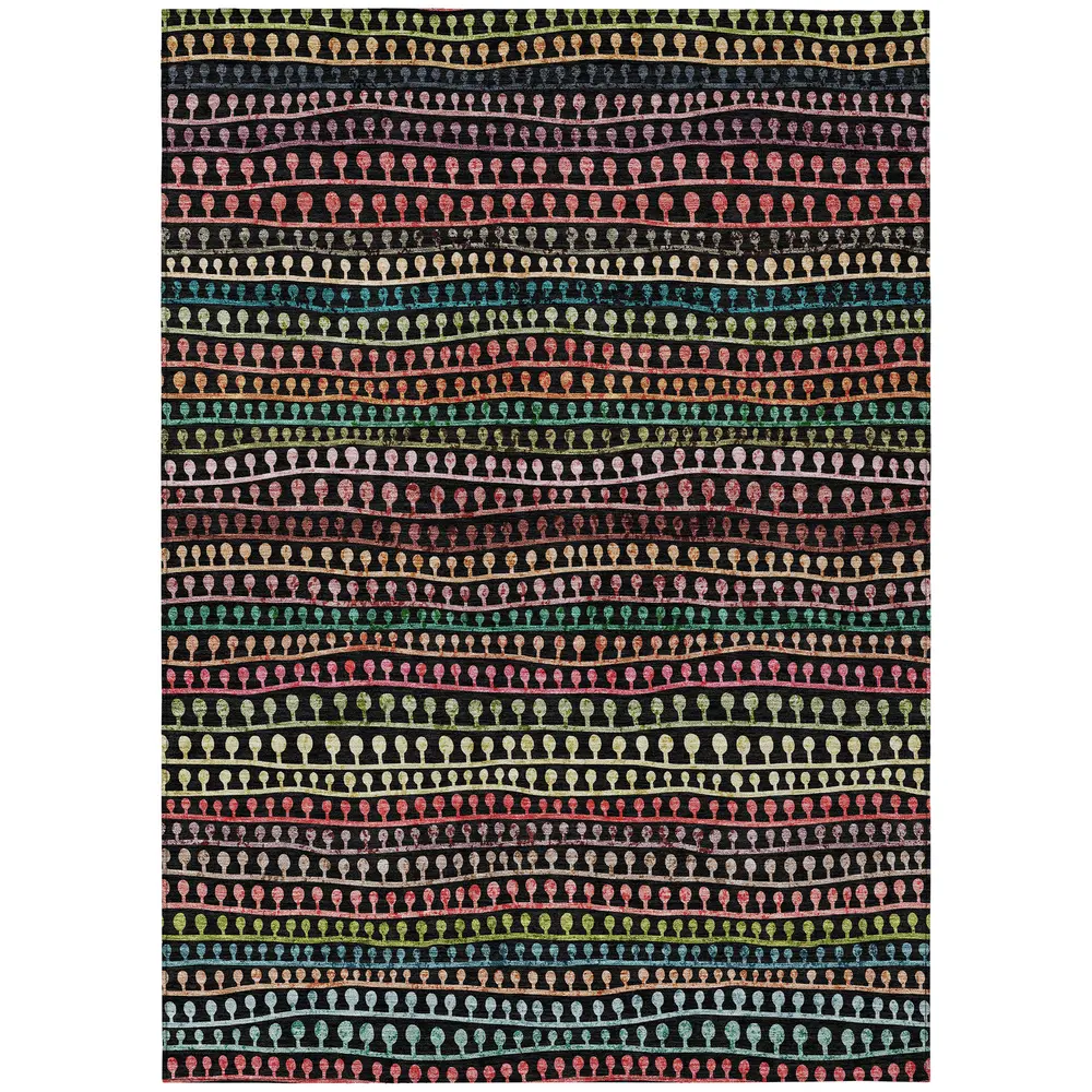 Chantille ACN823 Black 5' x 7'6