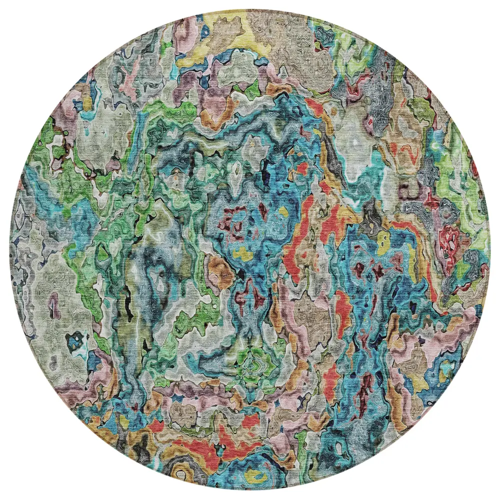 Chantille ACN829 Blue 8' x 8' Rug