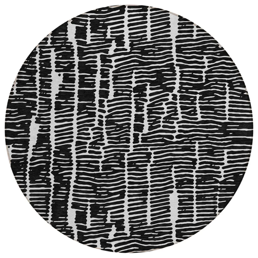 Chantille ACN830 Black 8' x 8' Rug