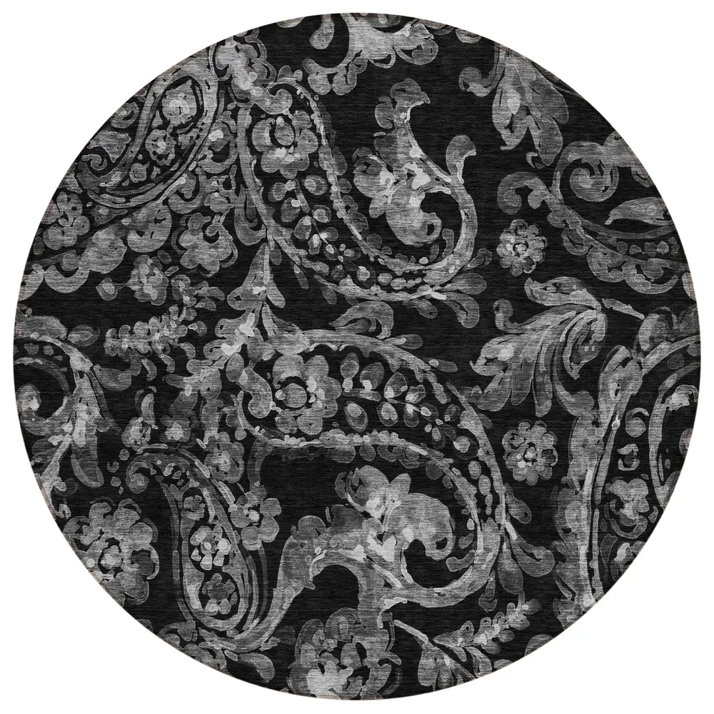 Chantille ACN835 Black 8' x 8' Rug