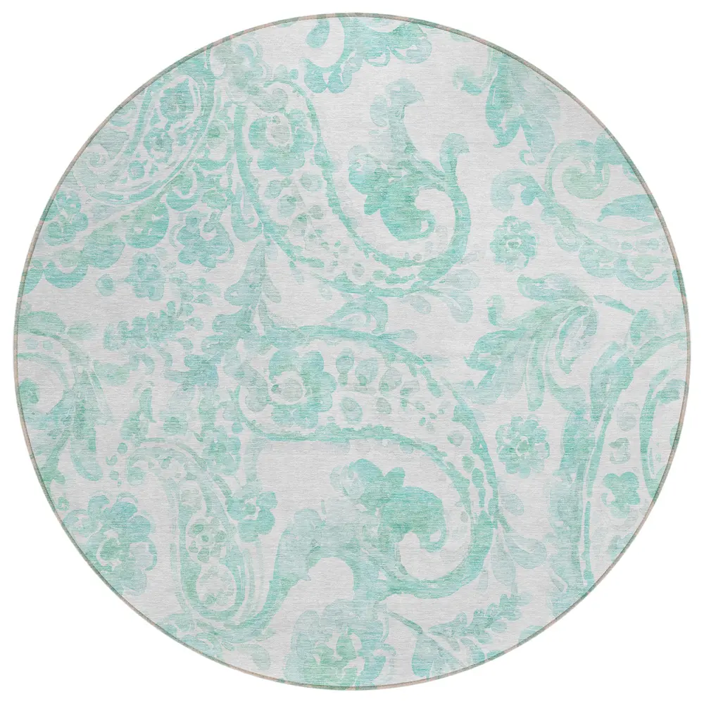 Chantille ACN835 Turquoise 8' x 8' Rug